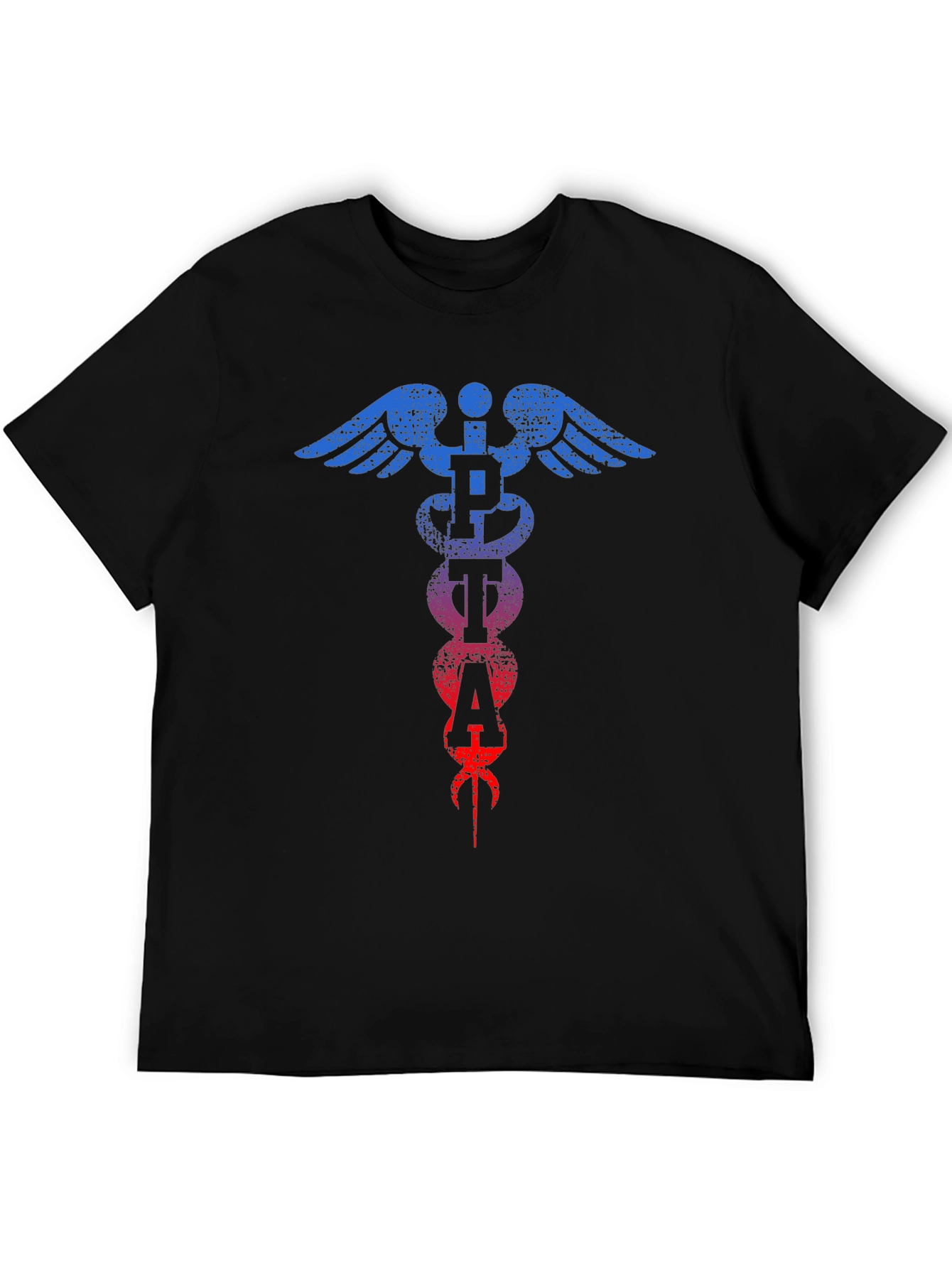 Distressed PETA Caduceus T-Shirt