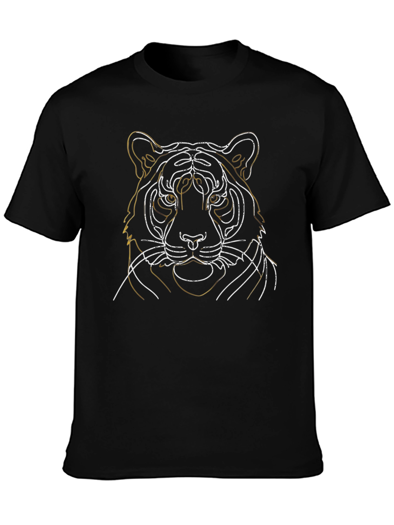 Tiger Graphic Tee - Cool Minimalist Design
