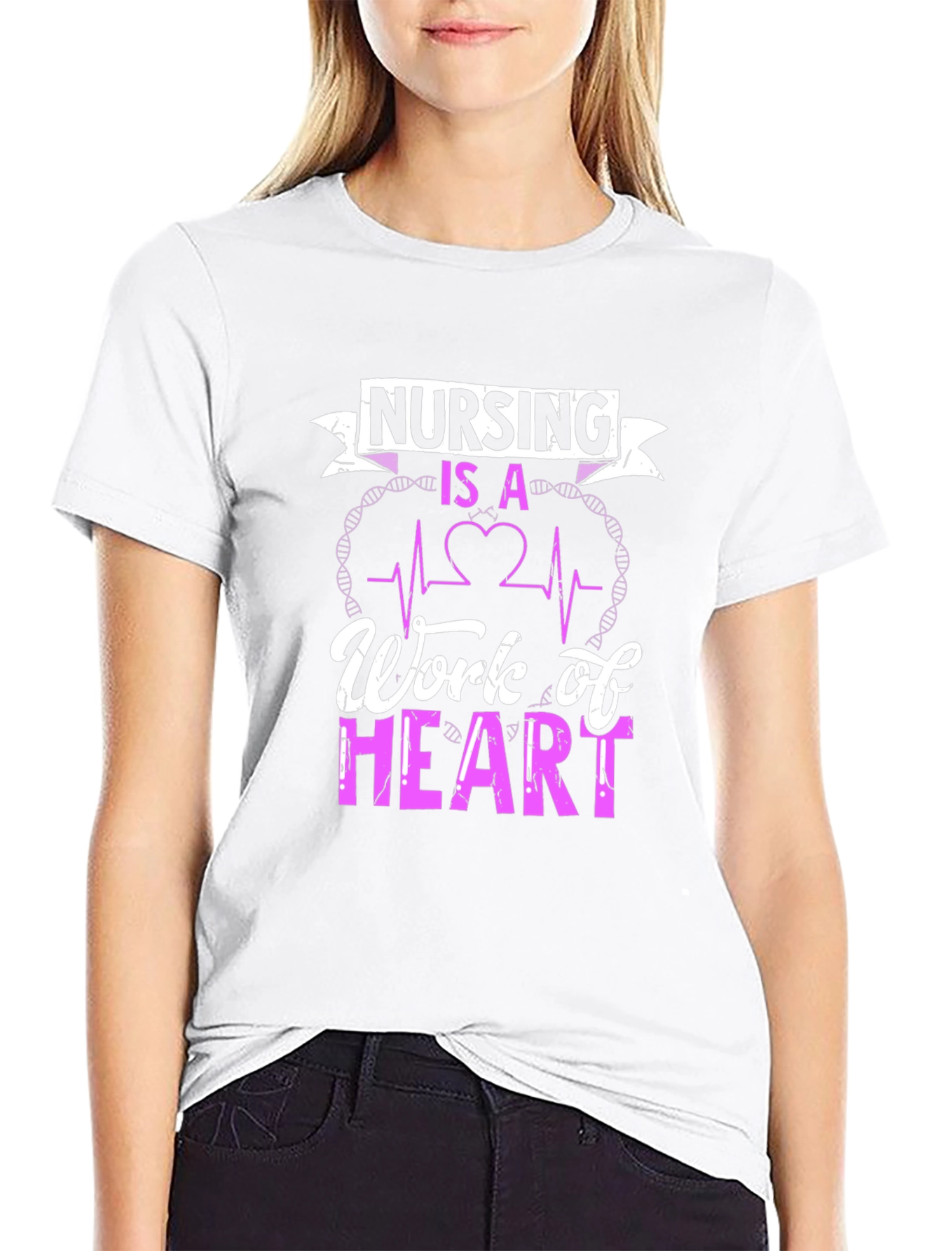 Nursing Is A Work of Heart T-Shirt