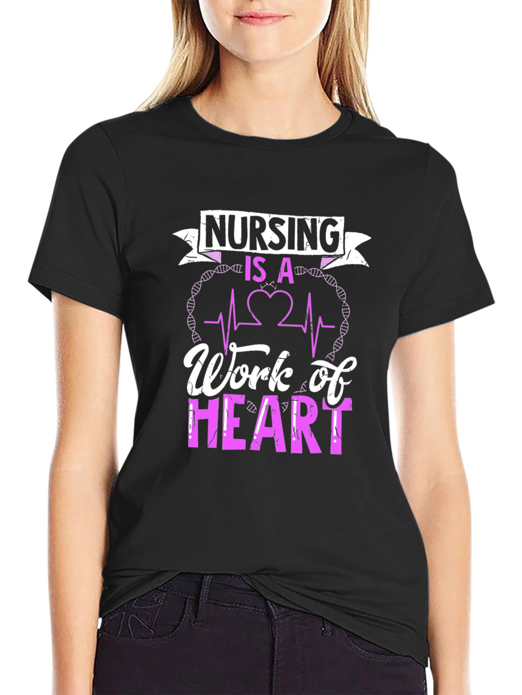 Nursing Is A Work of Heart T-Shirt