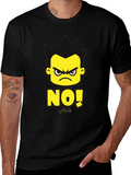 Black NO! Graphic Tee