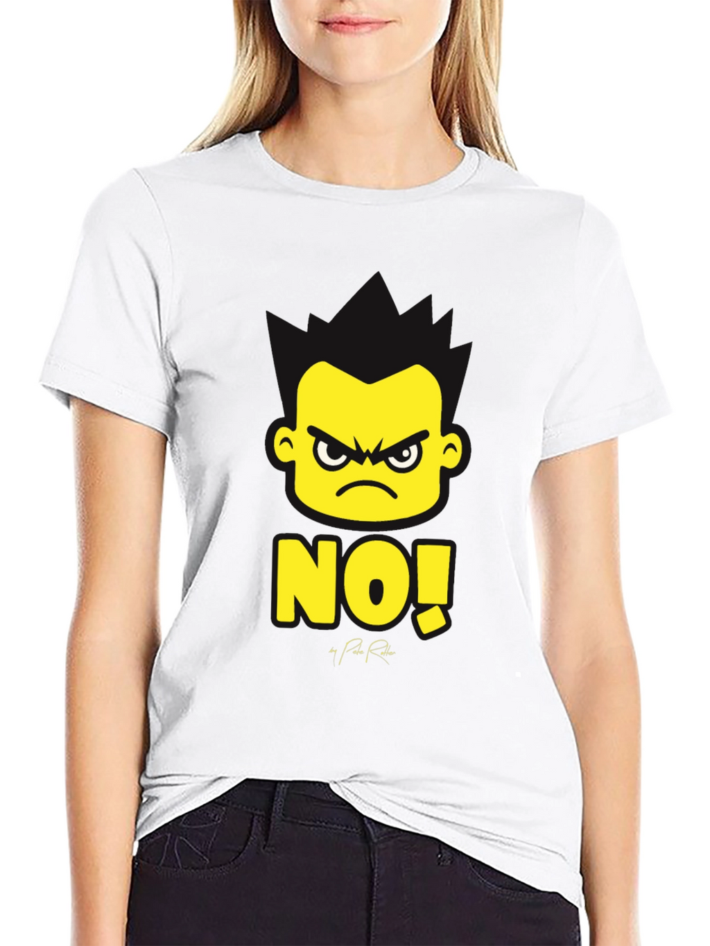 Black NO! Graphic Tee