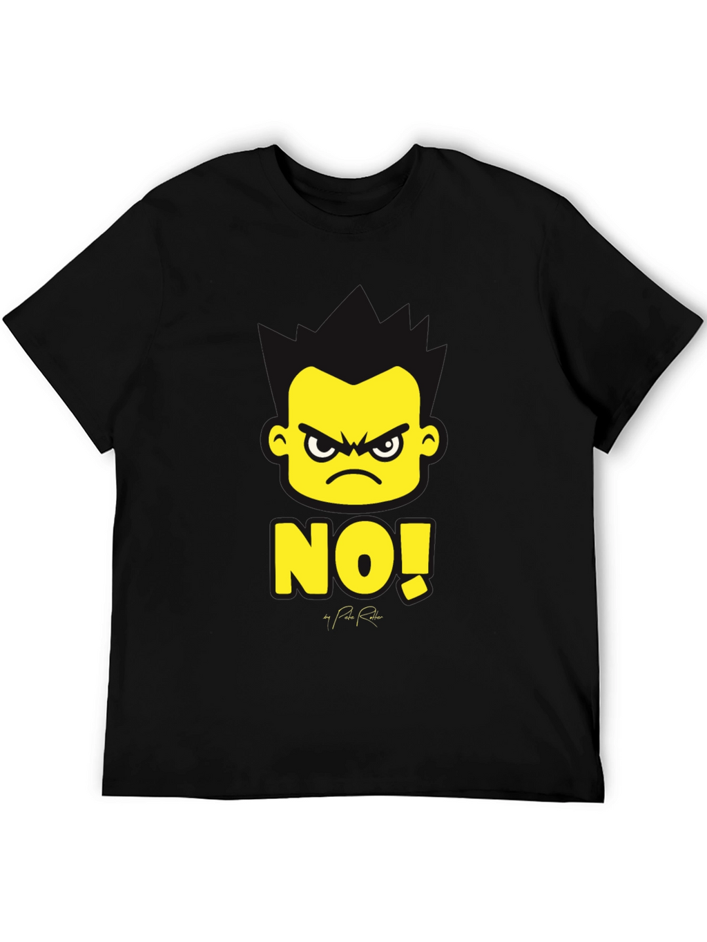 Black NO! Graphic Tee
