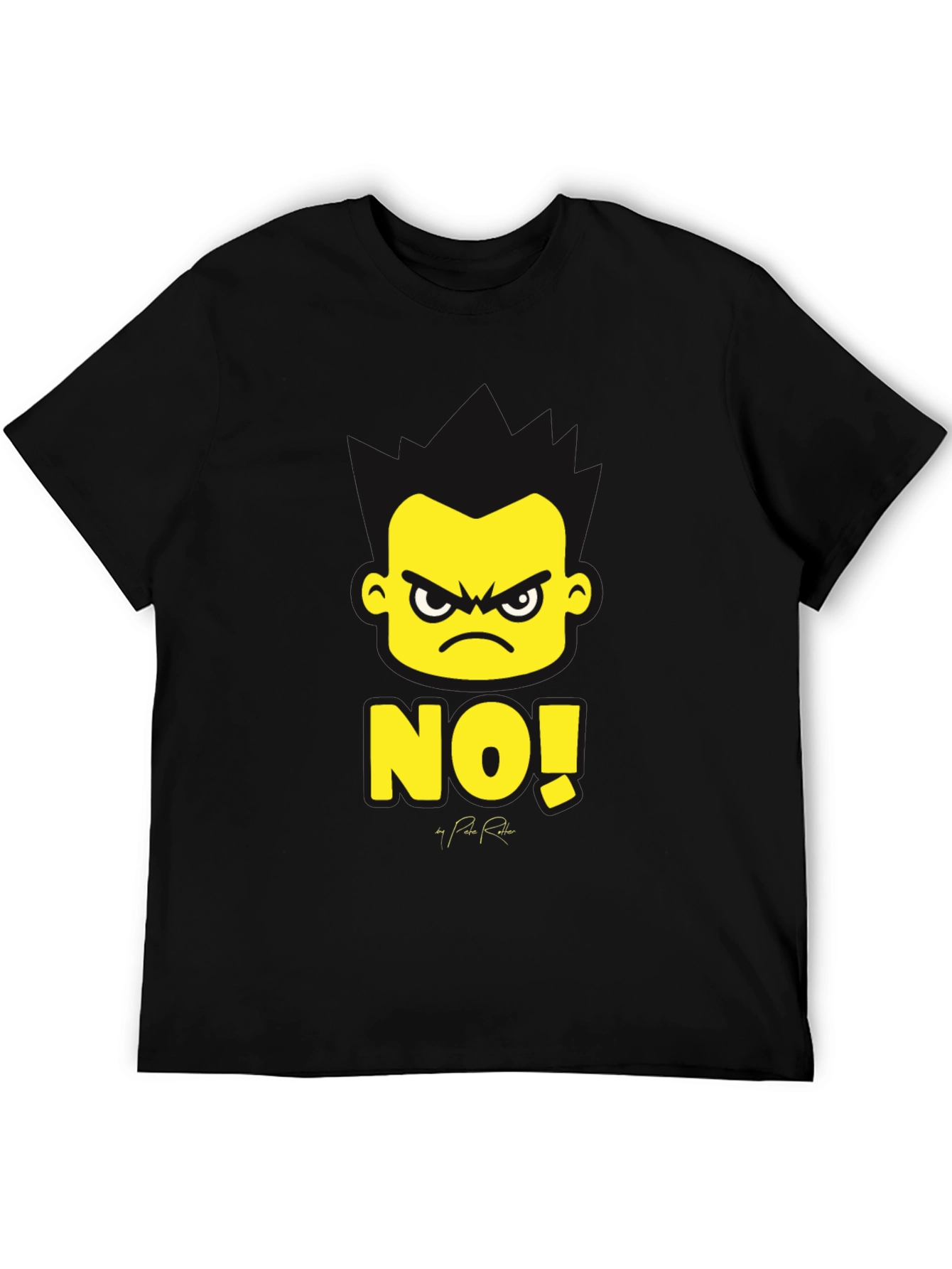 Black NO! Graphic Tee