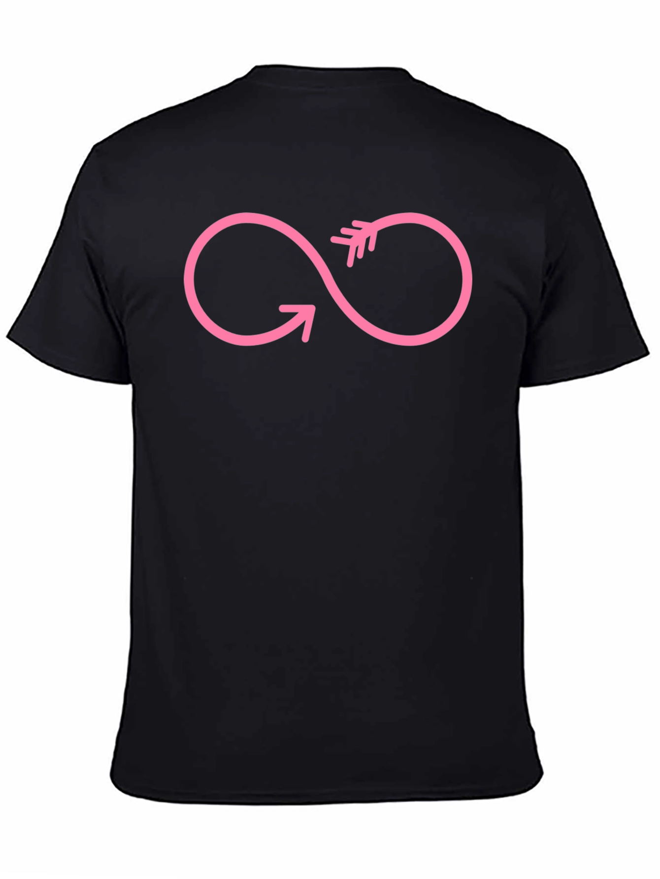 Infinity Arrow Black Graphic Tee