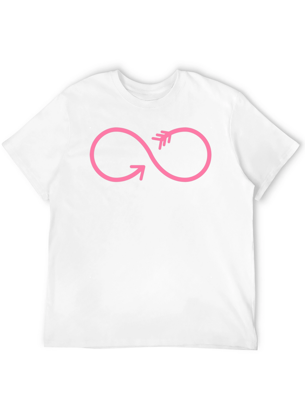 Infinity Arrow Black Graphic Tee