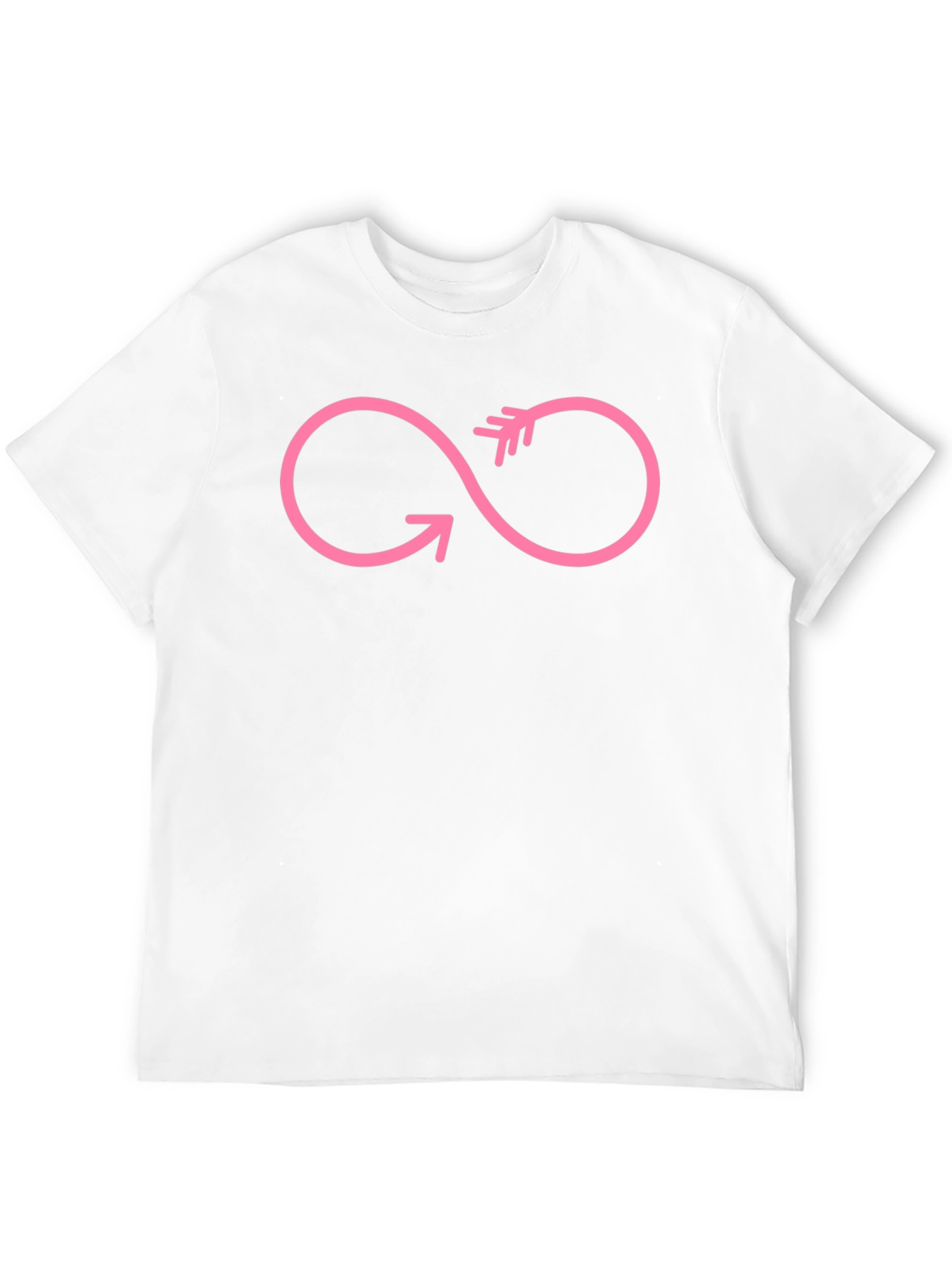 Infinity Arrow Black Graphic Tee