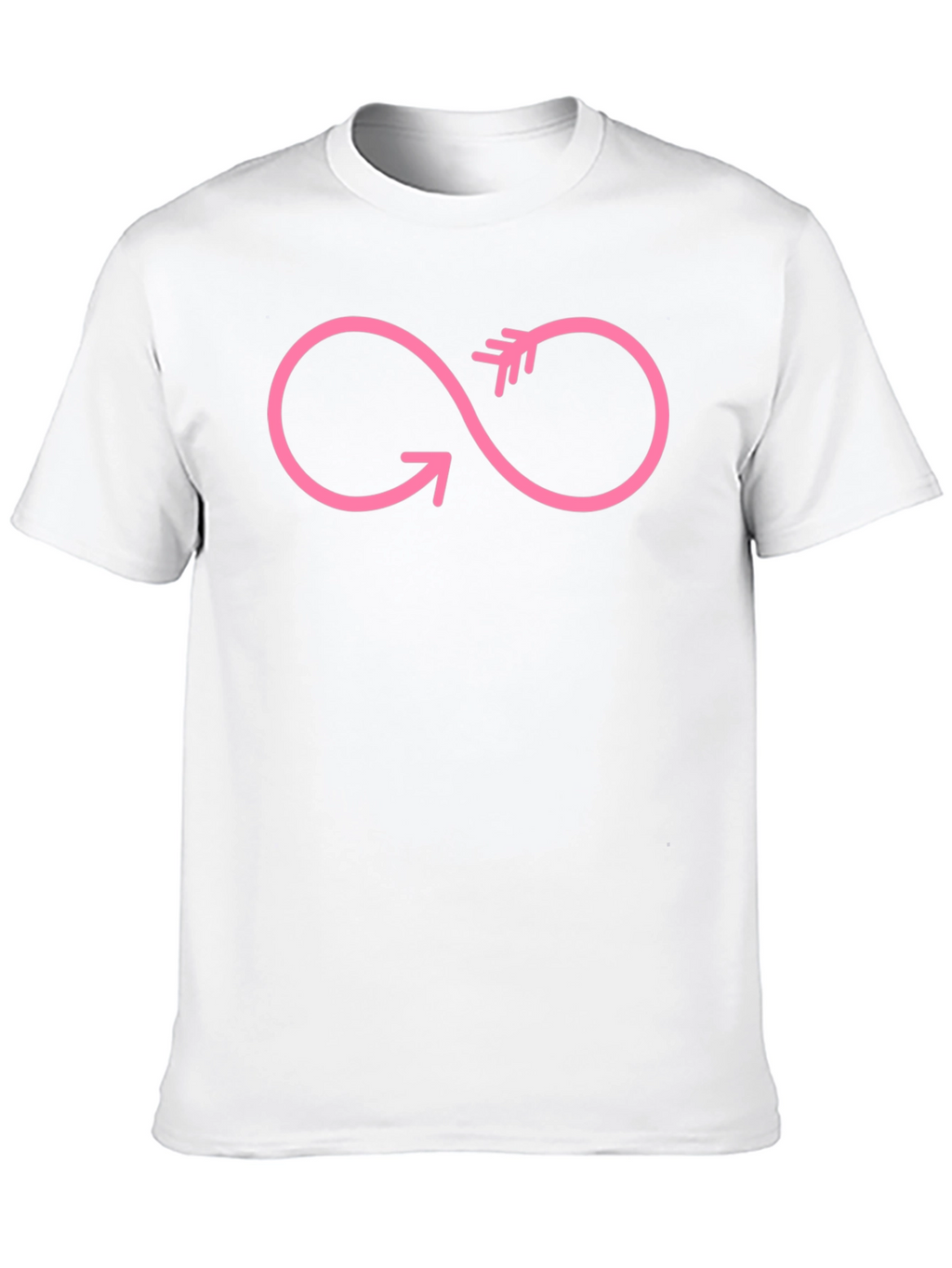 Infinity Arrow Black Graphic Tee