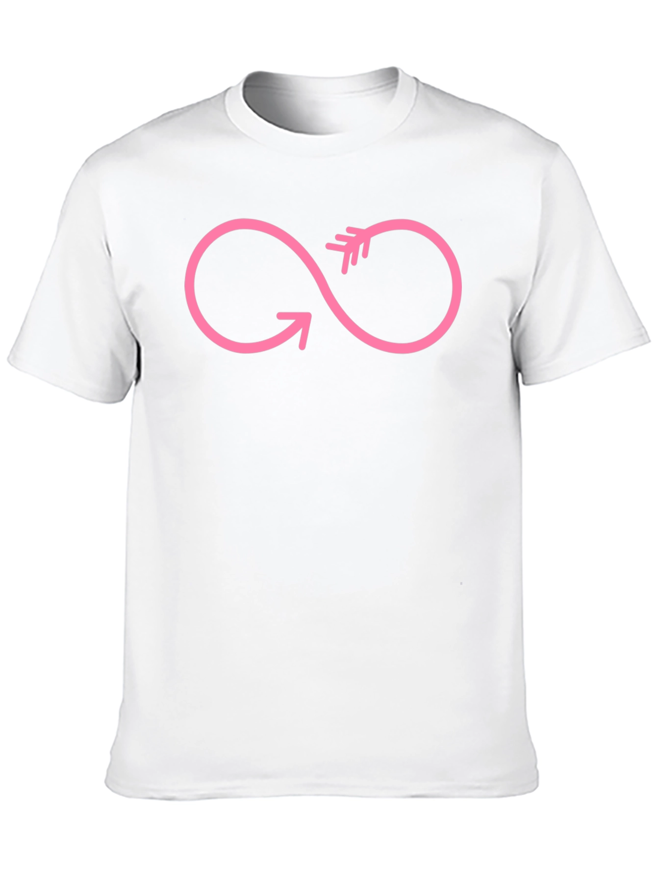 Infinity Arrow Black Graphic Tee