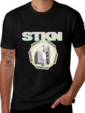 STKN Logo Black T-Shirt Urban Style