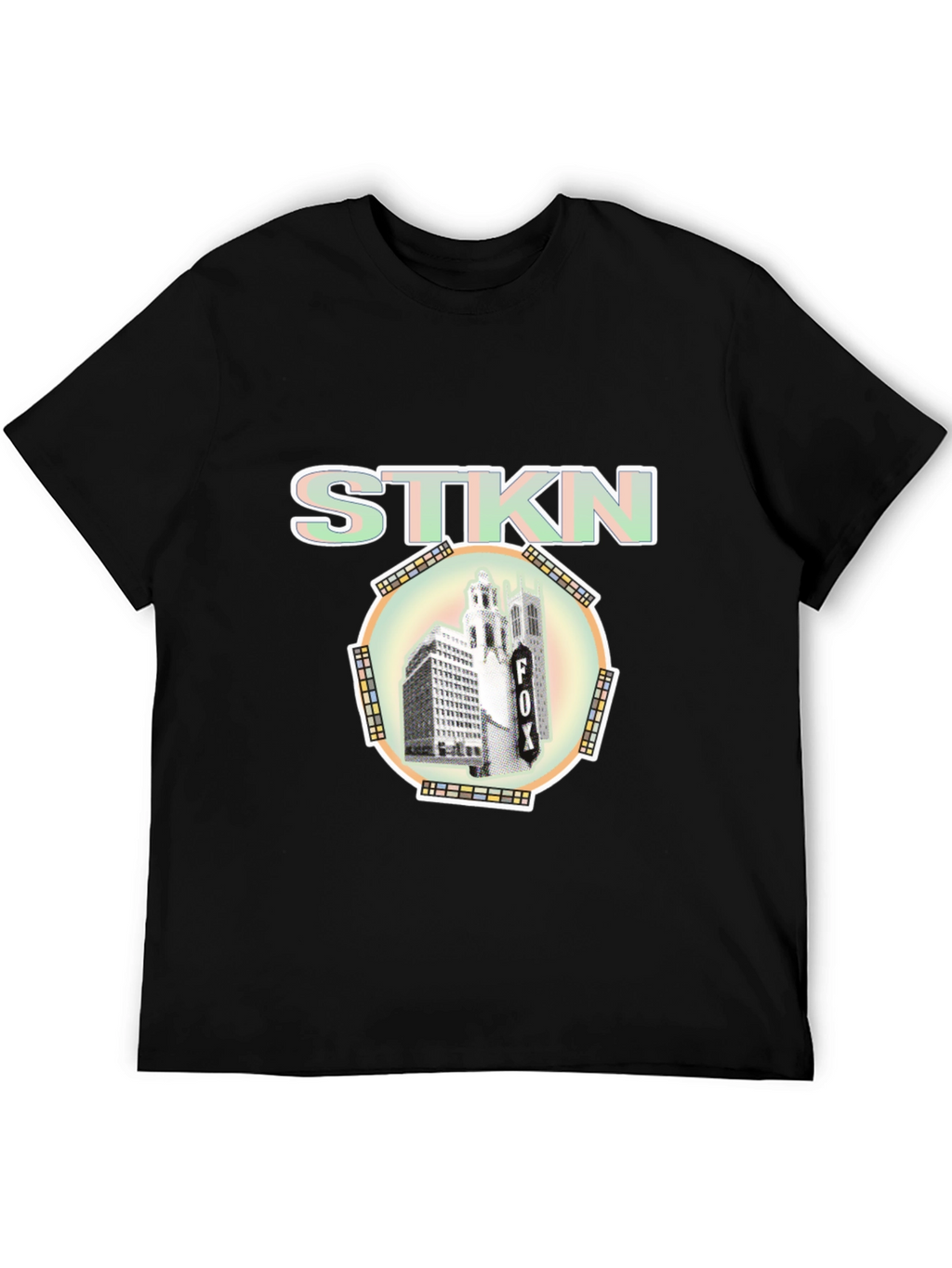 STKN Logo Black T-Shirt Urban Style