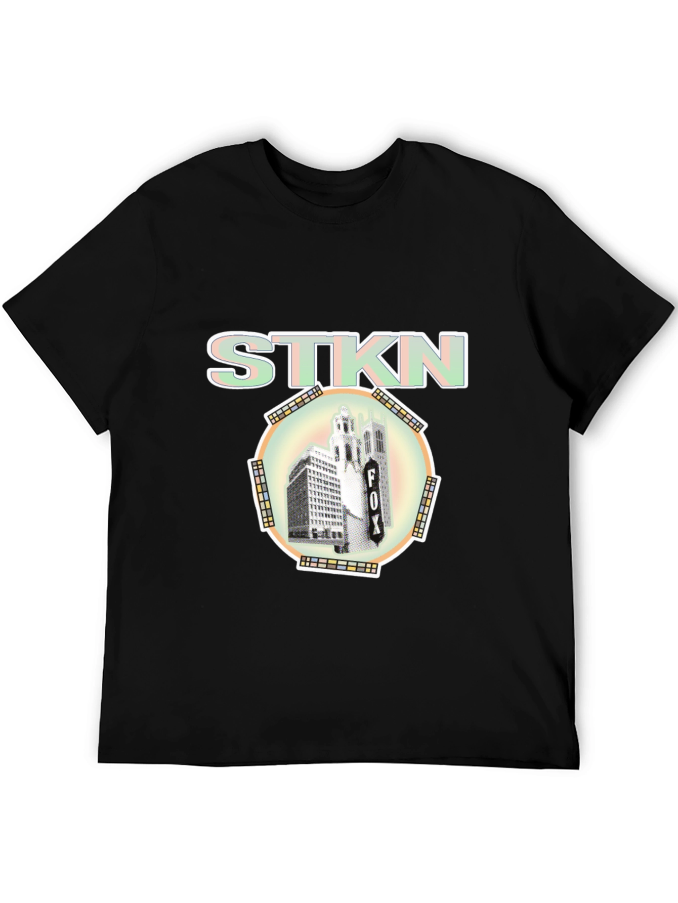 STKN Logo Black T-Shirt Urban Style