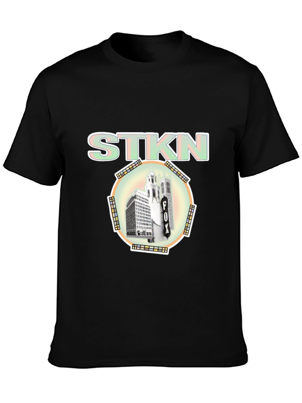 STKN Logo Black T-Shirt Urban Style