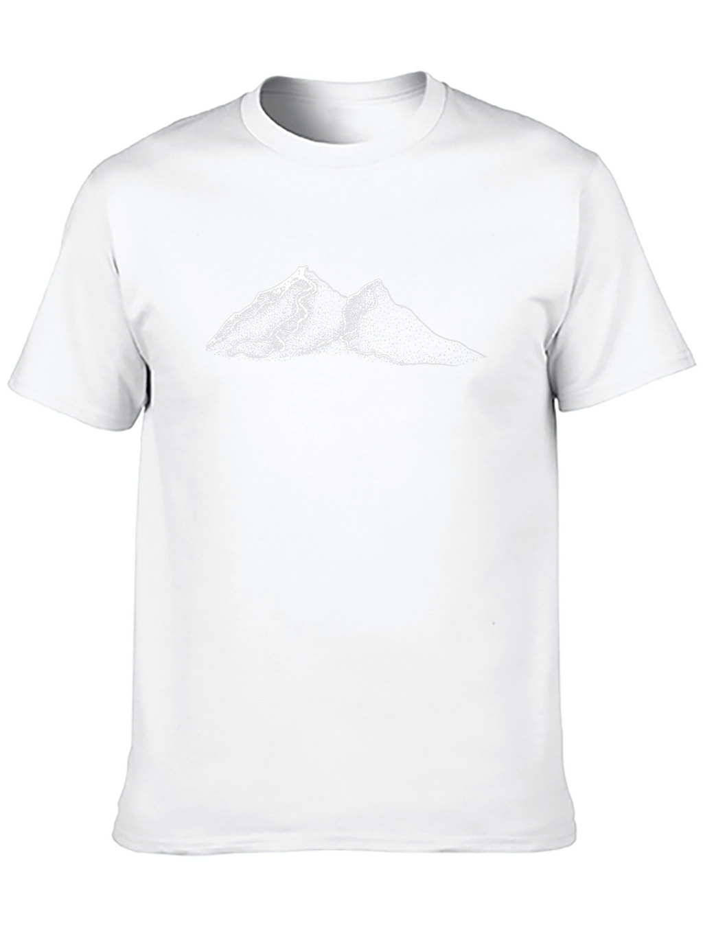 Minimalist Mountain Black T-Shirt