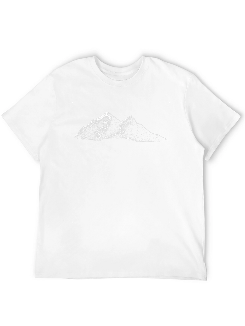Minimalist Mountain Black T-Shirt