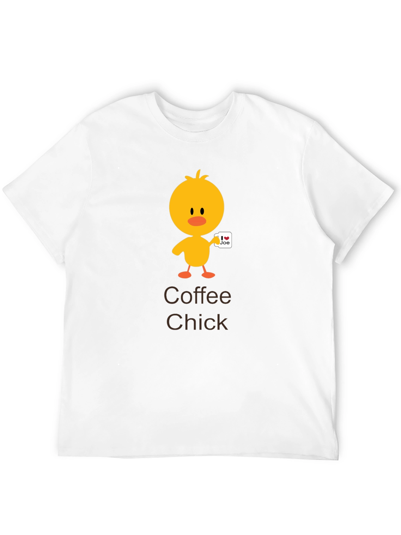 Coffee Chick T-Shirt - Quirky Cartoon Design