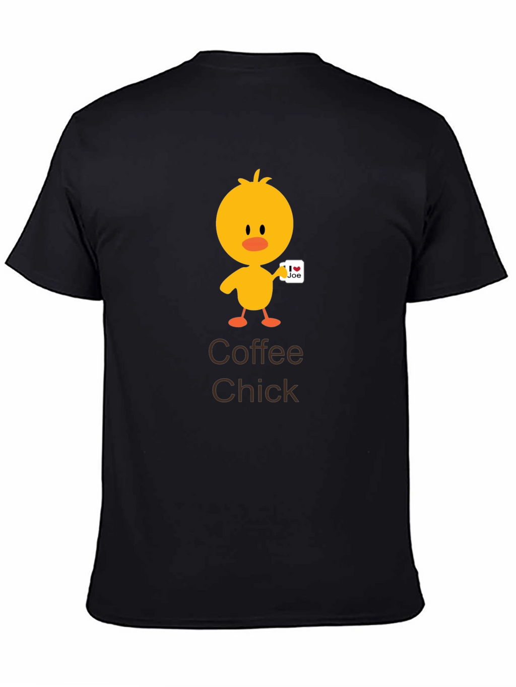 Coffee Chick T-Shirt - Quirky Cartoon Design