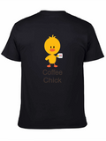 Coffee Chick T-Shirt - Quirky Cartoon Design