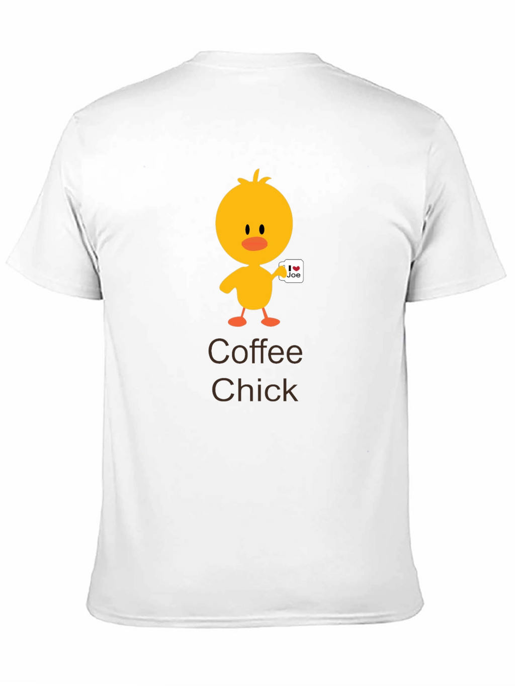 Coffee Chick T-Shirt - Quirky Cartoon Design