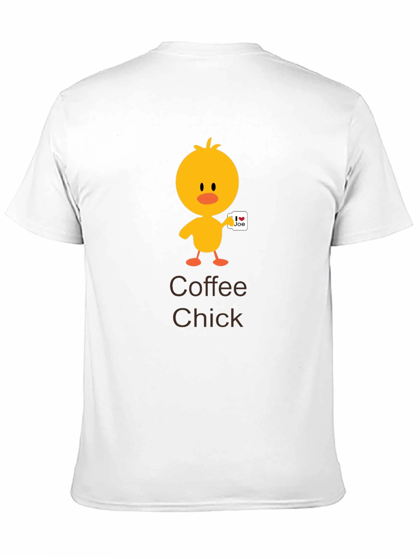 Coffee Chick T-Shirt - Quirky Cartoon Design