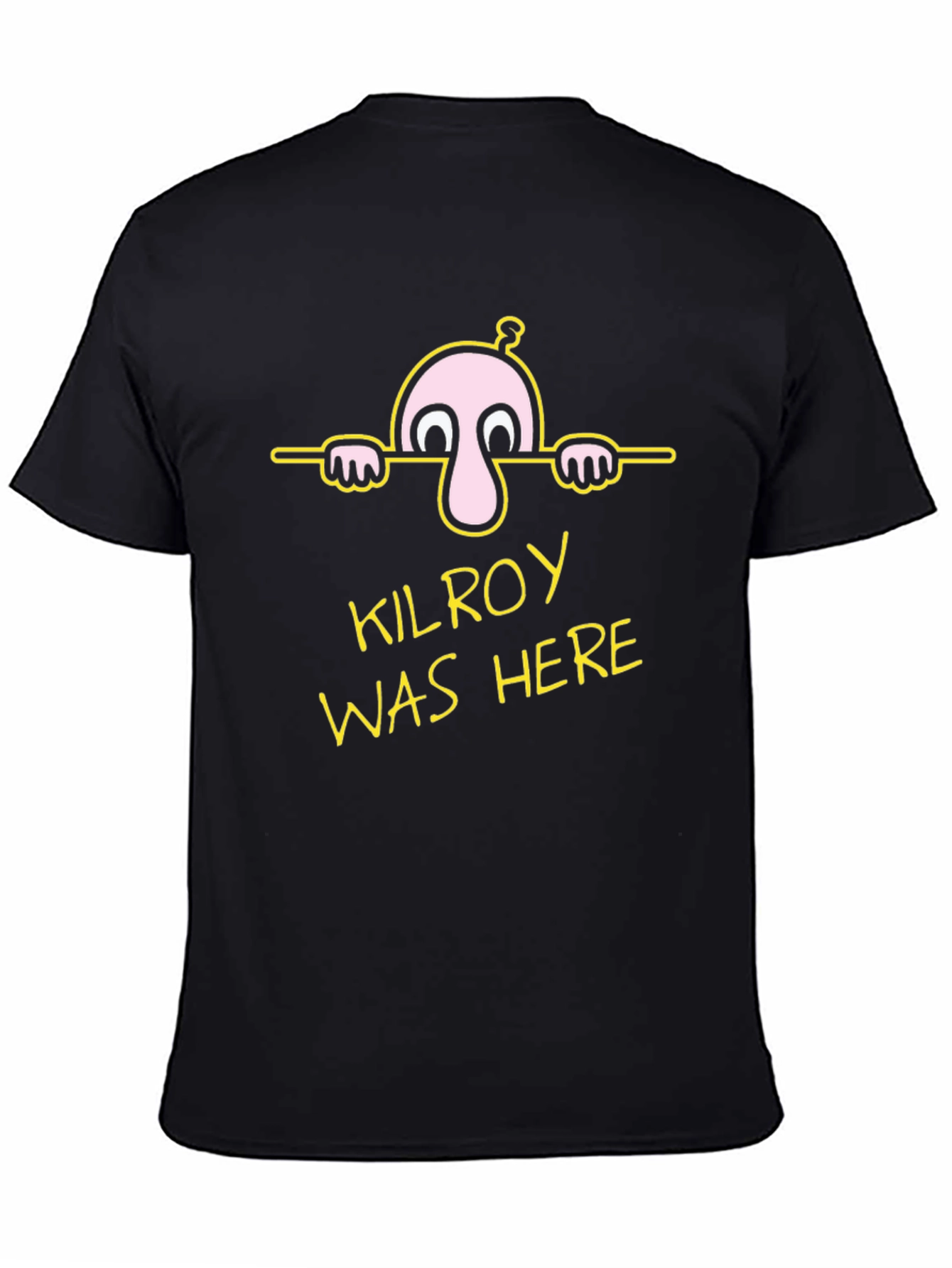 Kilroy Was Here Graphic Tee - Classic Cartoon Humor T-Shirt