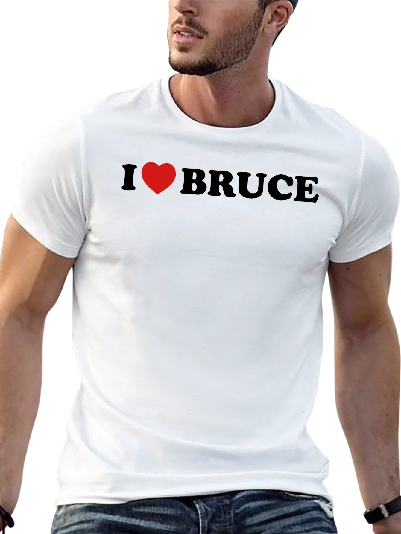 I Heart Bruce T-Shirt - Soft Cotton Casual Tee