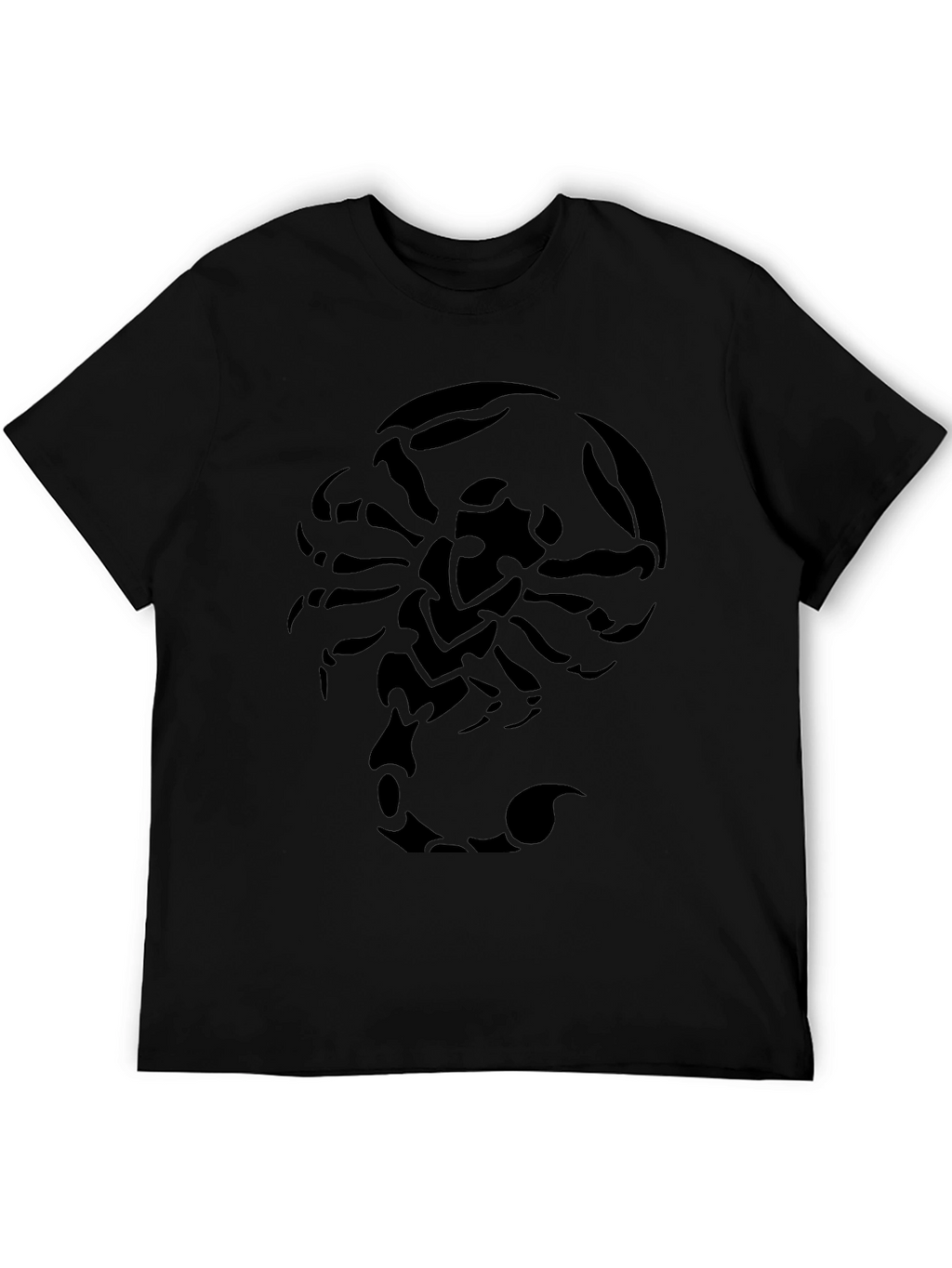 Scorpion Graphic Print Black T-Shirt