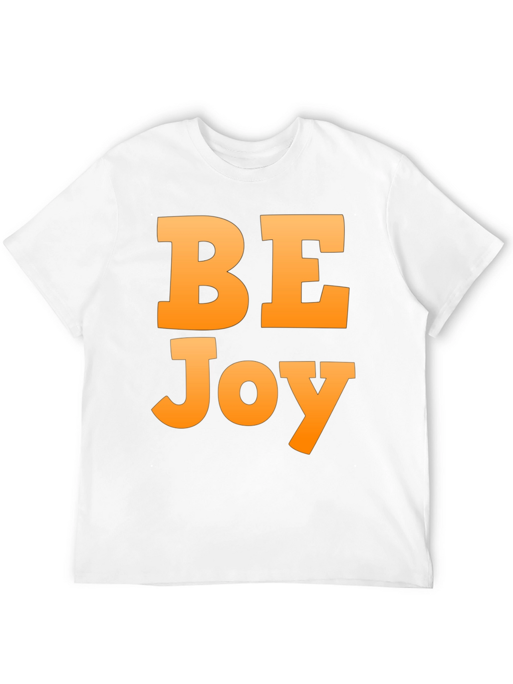 Be Joy Black Graphic T-Shirt