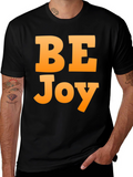 Be Joy Black Graphic T-Shirt