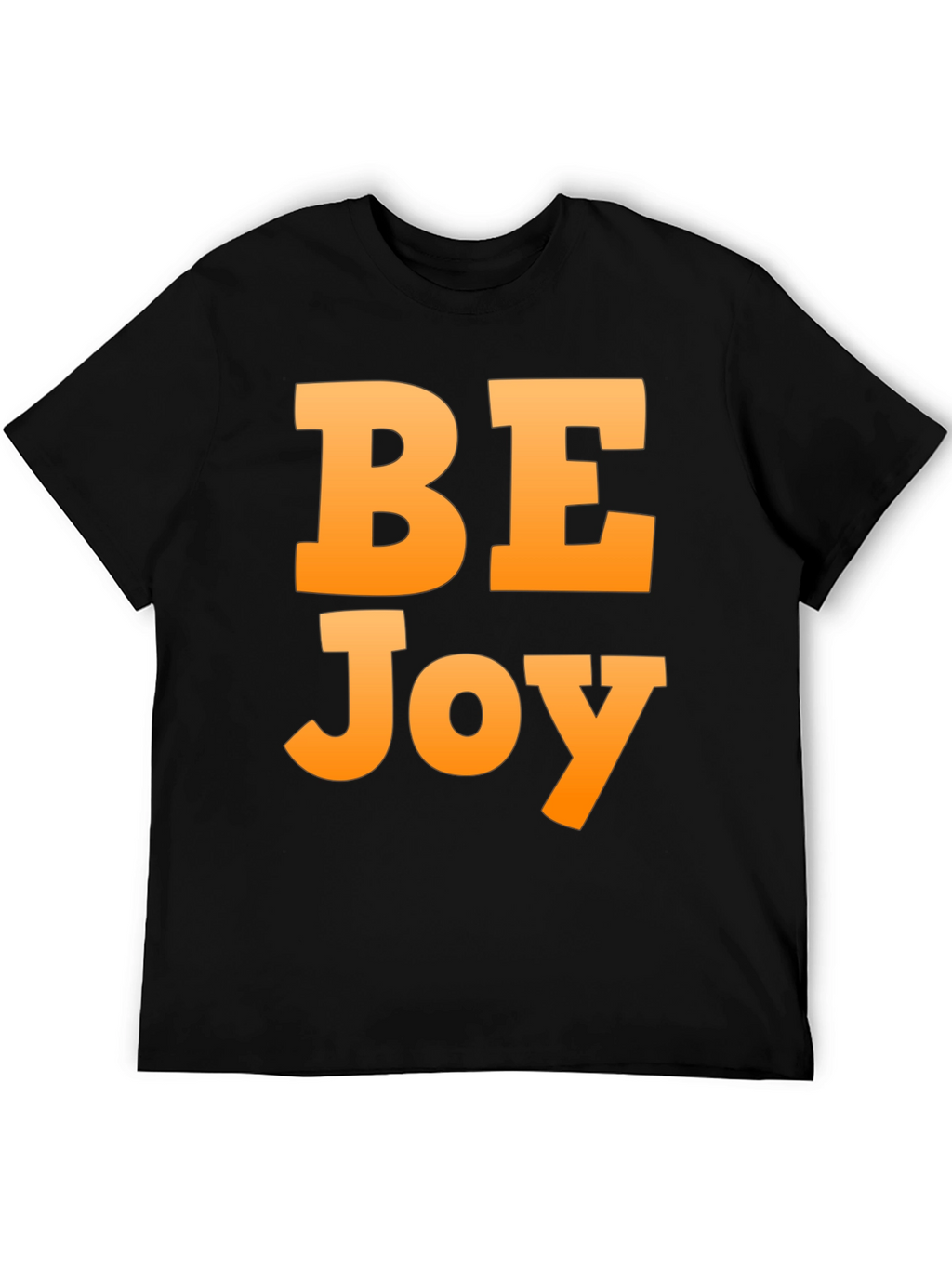 Be Joy Black Graphic T-Shirt
