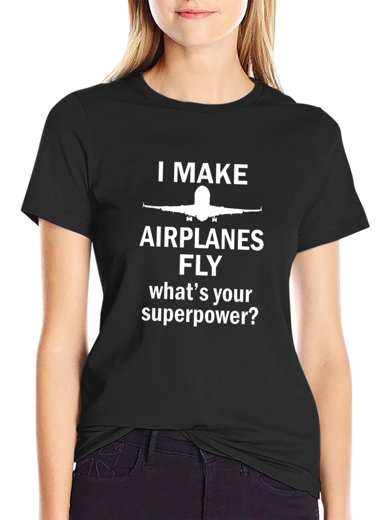 I Make Airplanes Fly Graphic T-Shirt