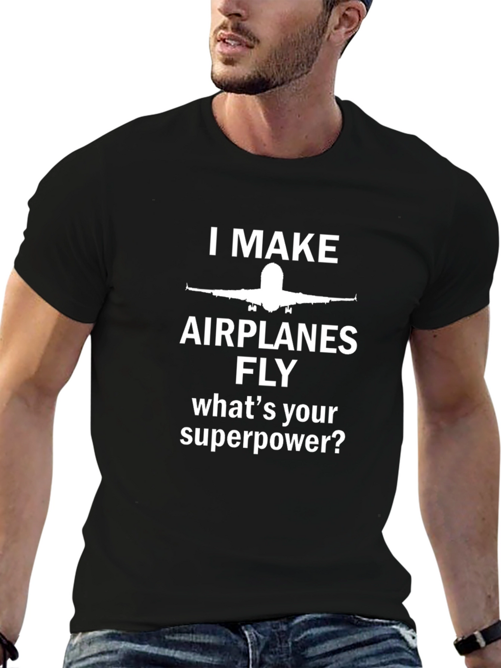 I Make Airplanes Fly Graphic T-Shirt