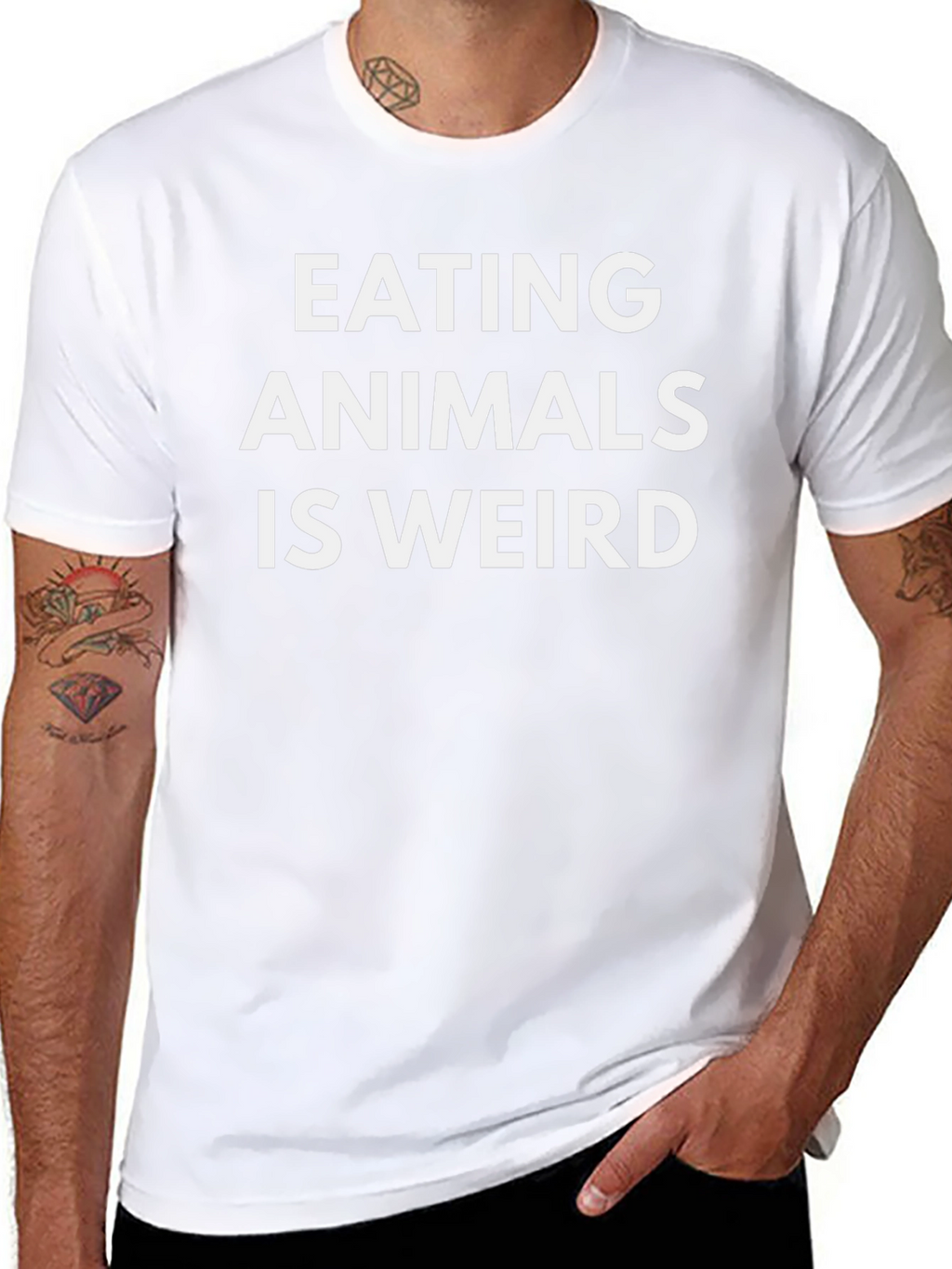 Eating Animals is Weird Graphic Tee