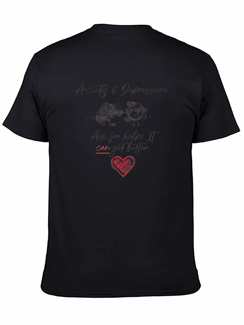 Anxiety & Depression Awareness Graphic T-Shirt