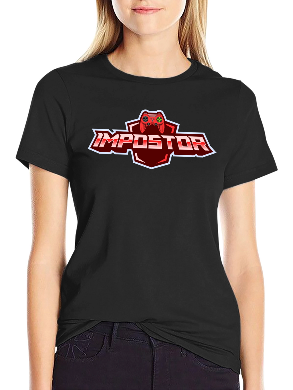 Impostor Gamer T-Shirt - Black Cotton Tee