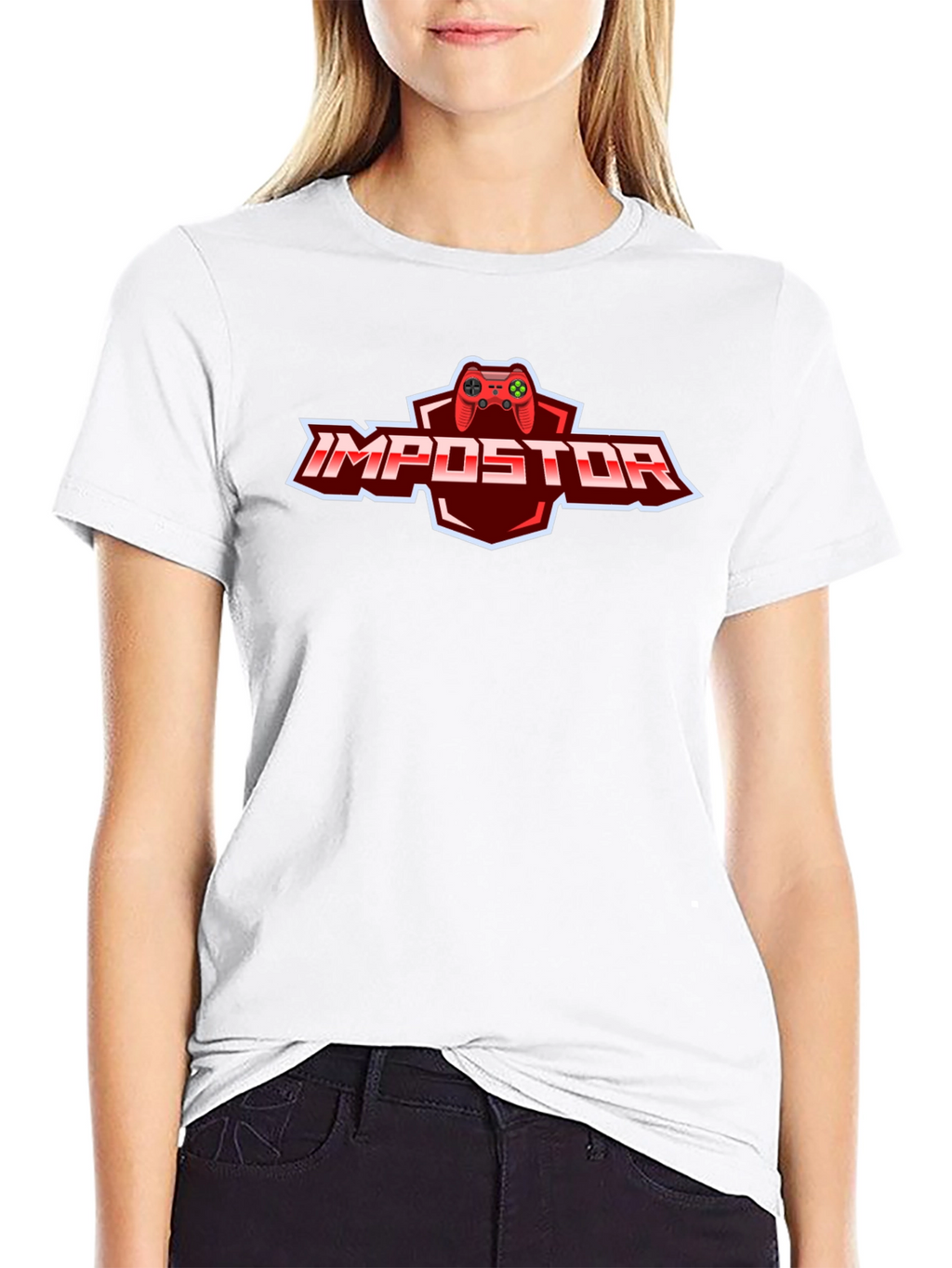 Impostor Gamer T-Shirt - Black Cotton Tee