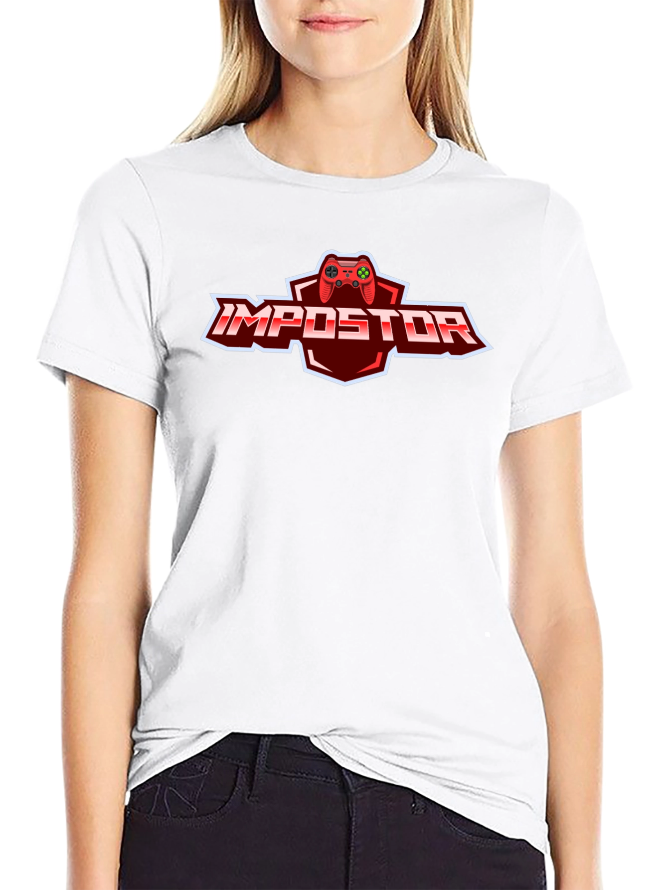 Impostor Gamer T-Shirt - Black Cotton Tee
