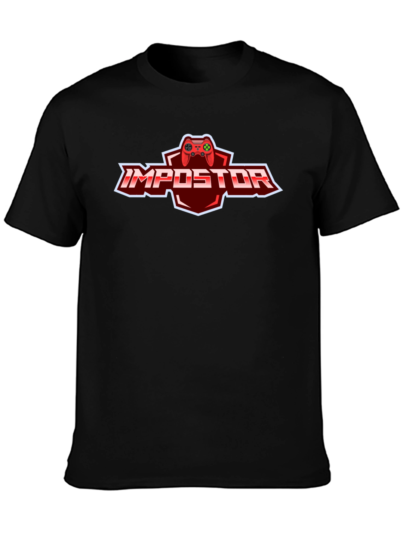 Impostor Gamer T-Shirt - Black Cotton Tee