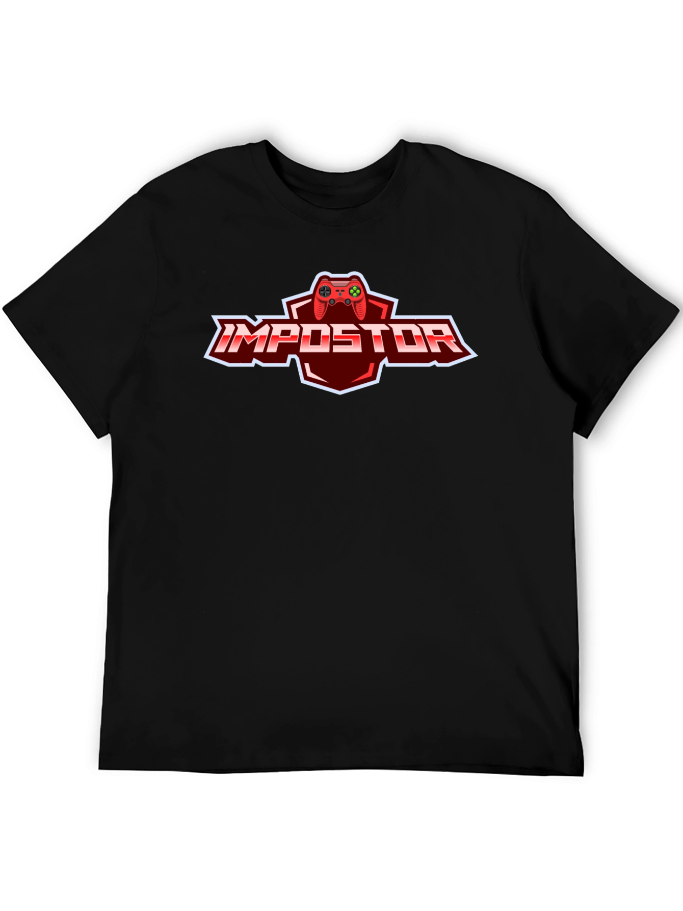 Impostor Gamer T-Shirt - Black Cotton Tee