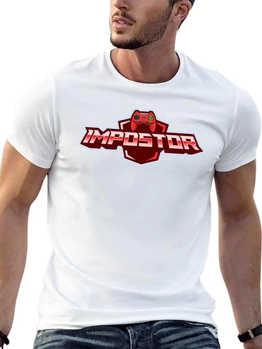 Impostor Gamer T-Shirt - Black Cotton Tee