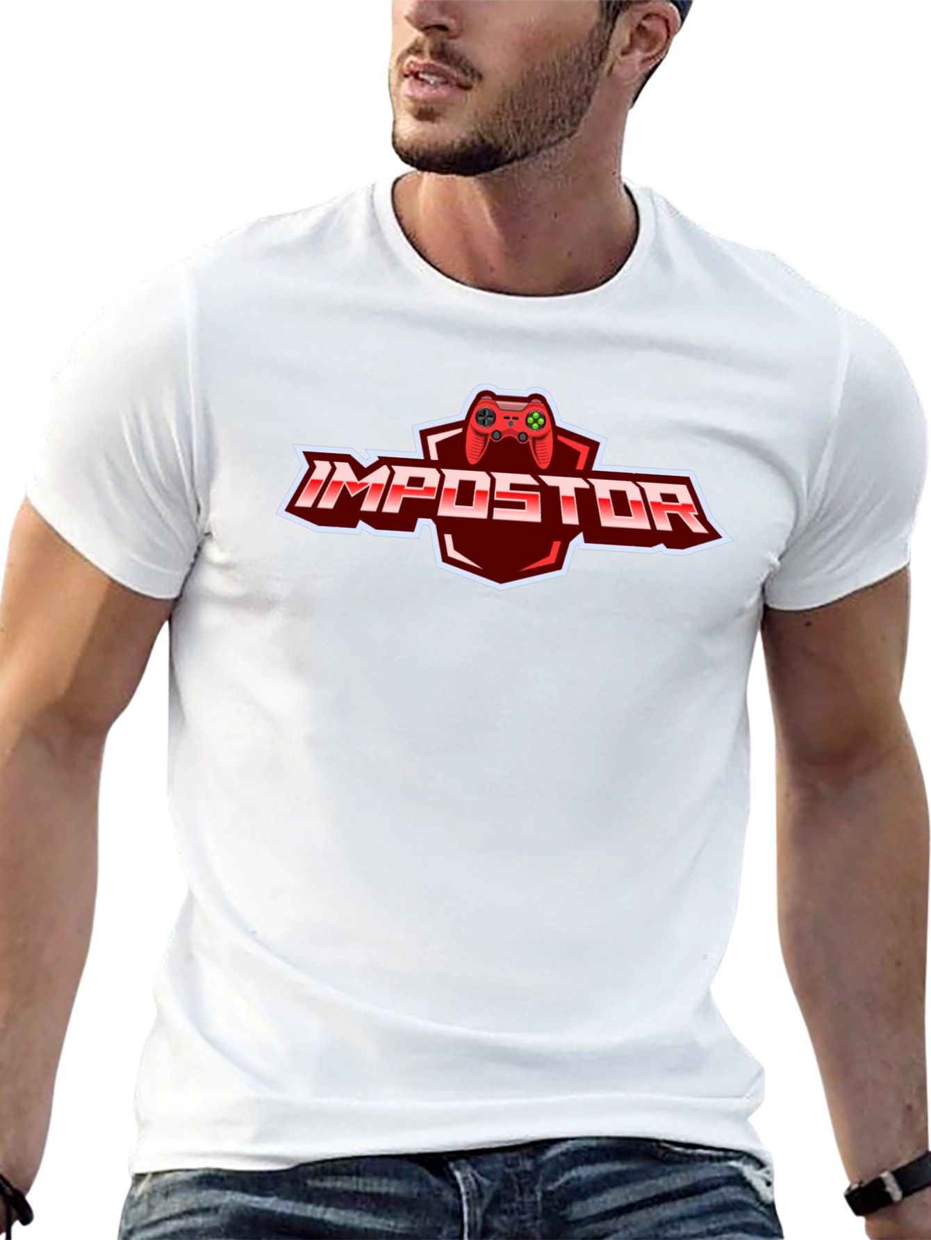 Impostor Gamer T-Shirt - Black Cotton Tee