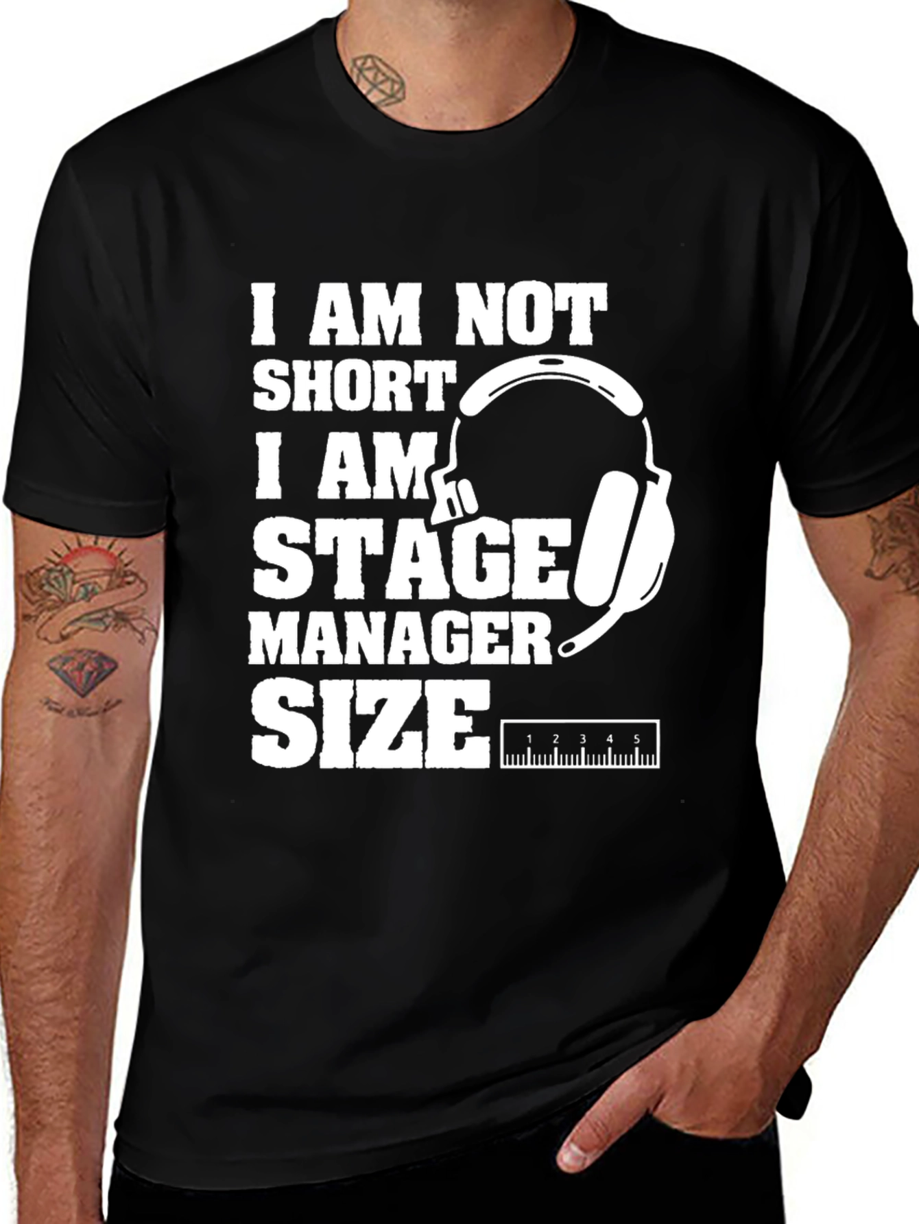 Stage Manager Size Graphic T-Shirt