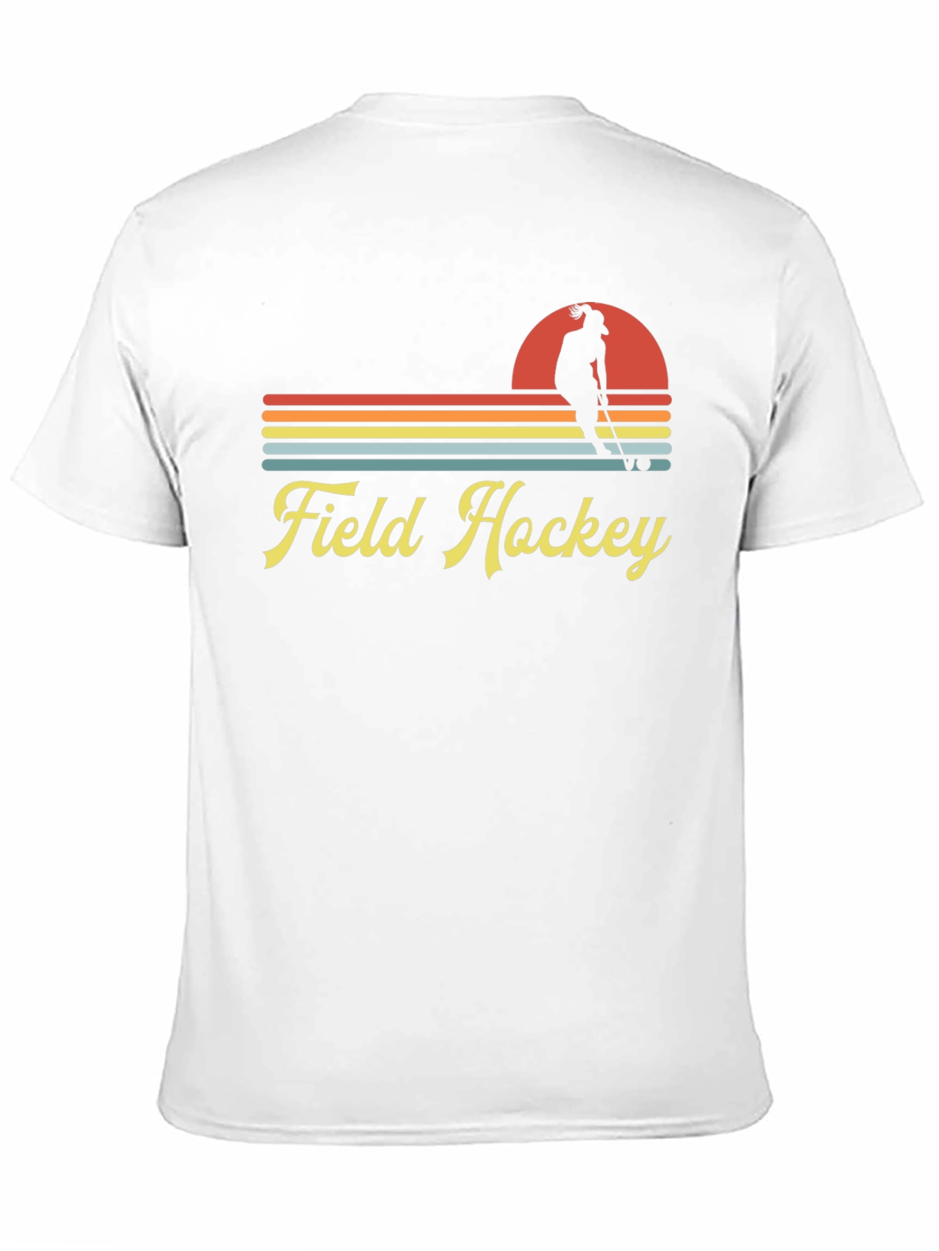 Field Hockey Retro Graphic Tee