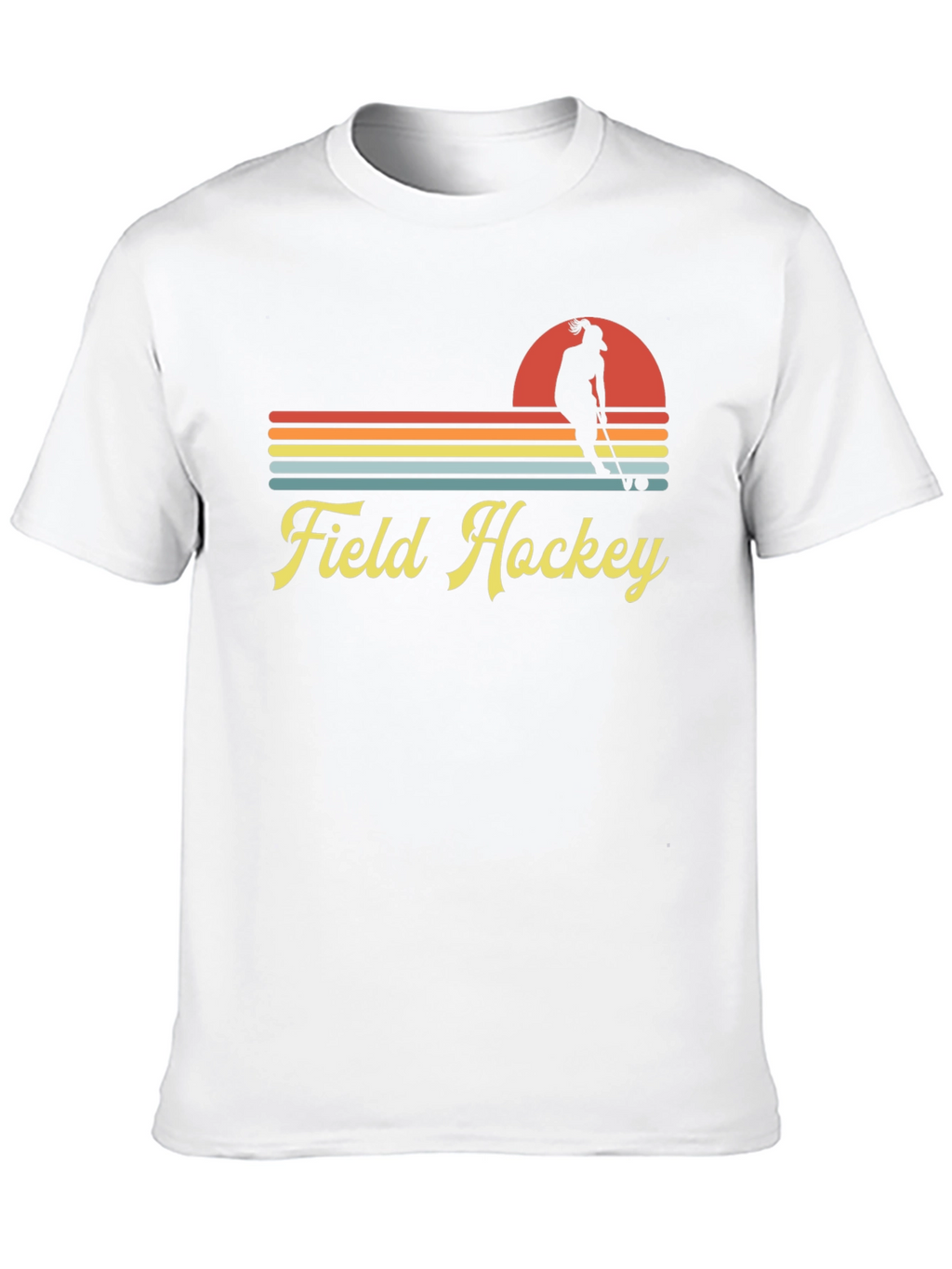 Field Hockey Retro Graphic Tee