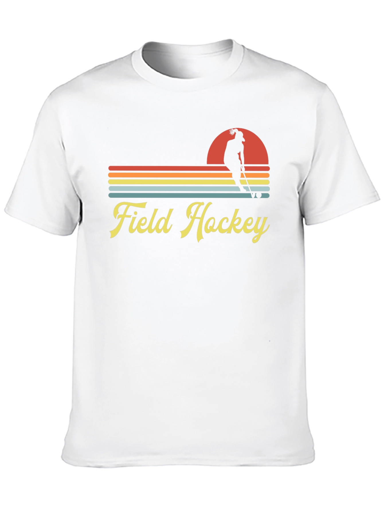 Field Hockey Retro Graphic Tee