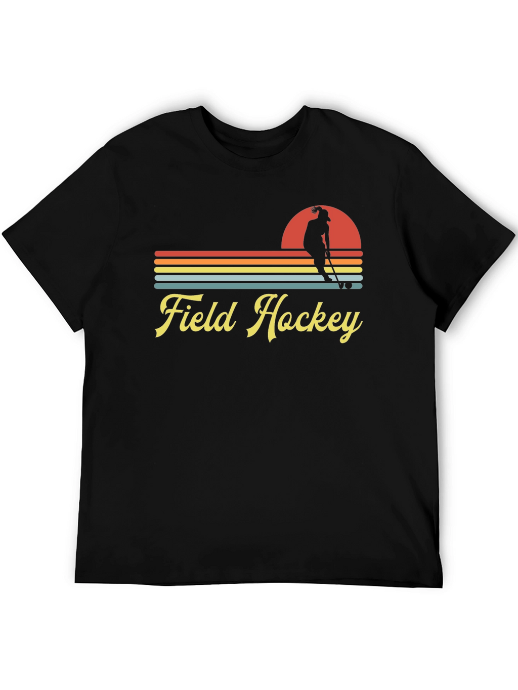Field Hockey Retro Graphic Tee