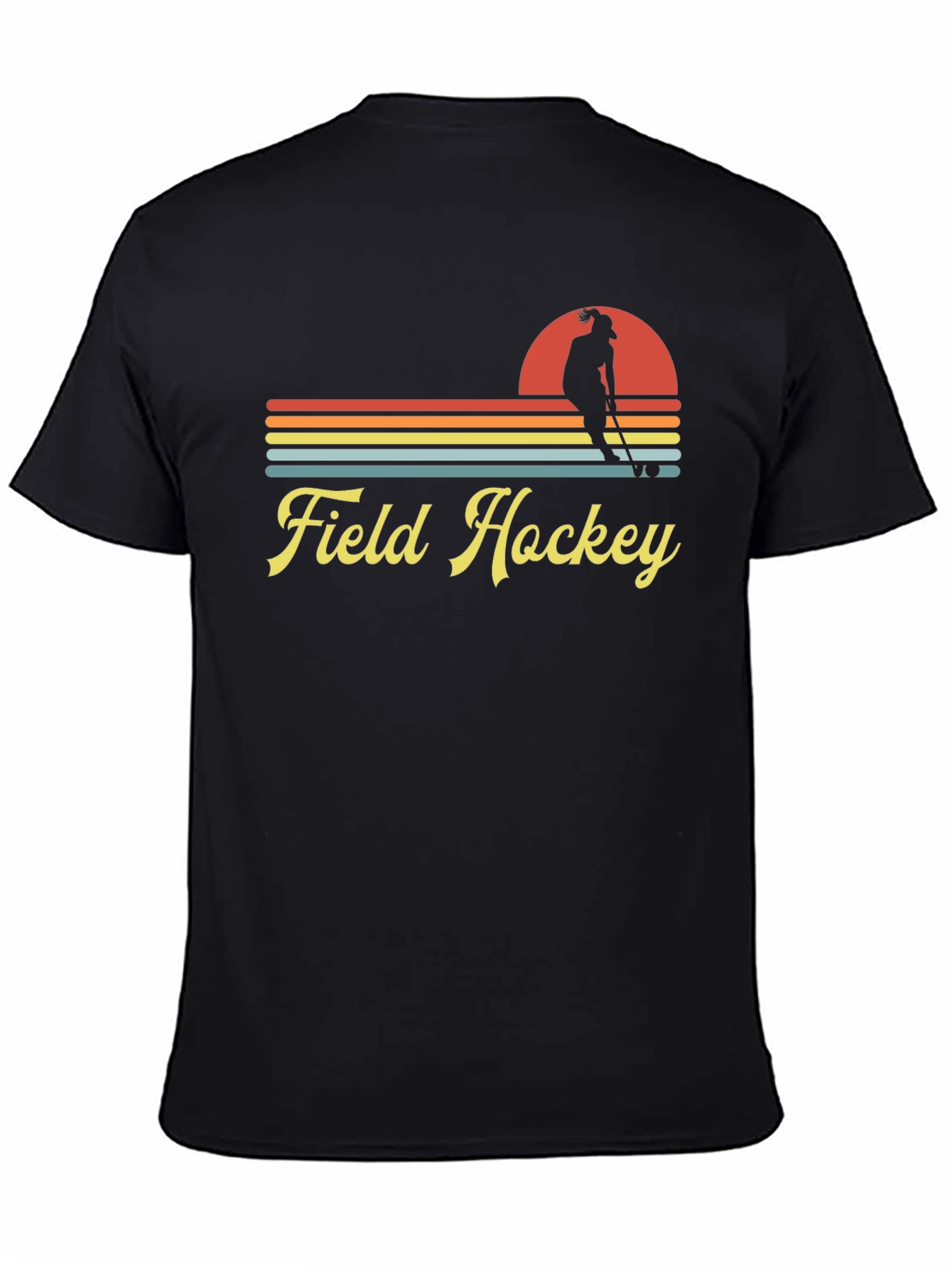 Field Hockey Retro Graphic Tee