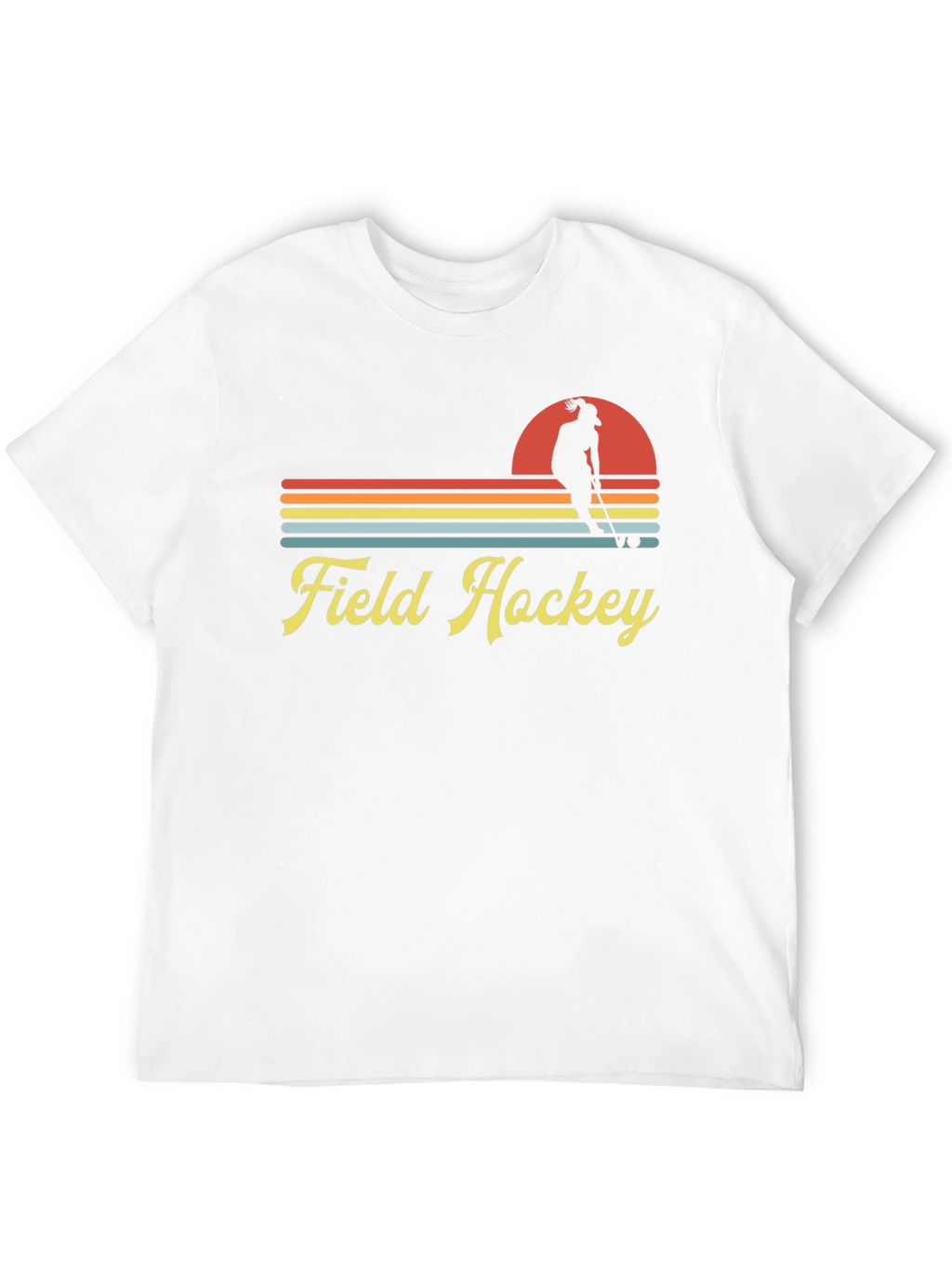 Field Hockey Retro Graphic Tee