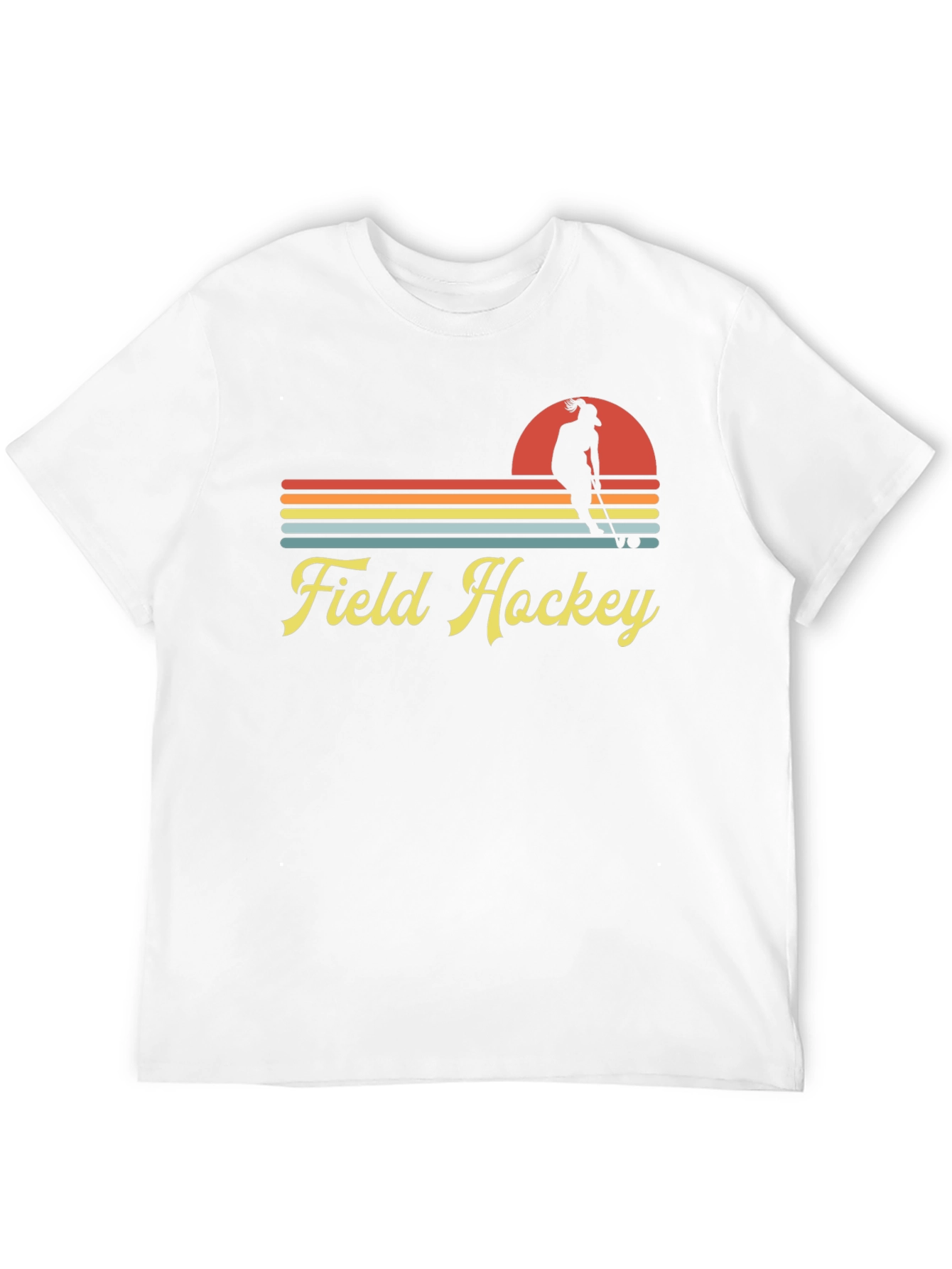 Field Hockey Retro Graphic Tee