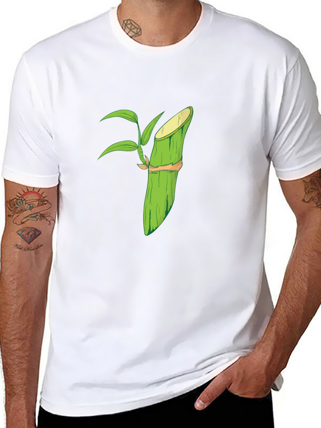 Bamboo Graphic Tee - Sustainable Style
